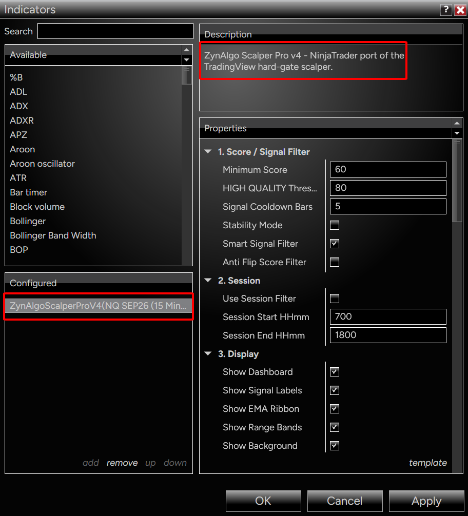 Scalper Pro v4 Strategy NT8 — thumbnail 5